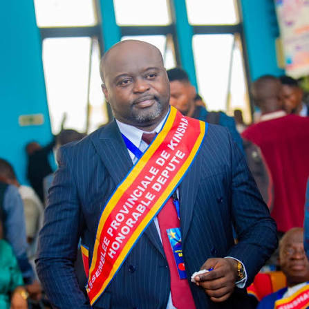 Jean-Jacques Tembele Buku, écharpe d'Honorable Député, cérémonie d'installation